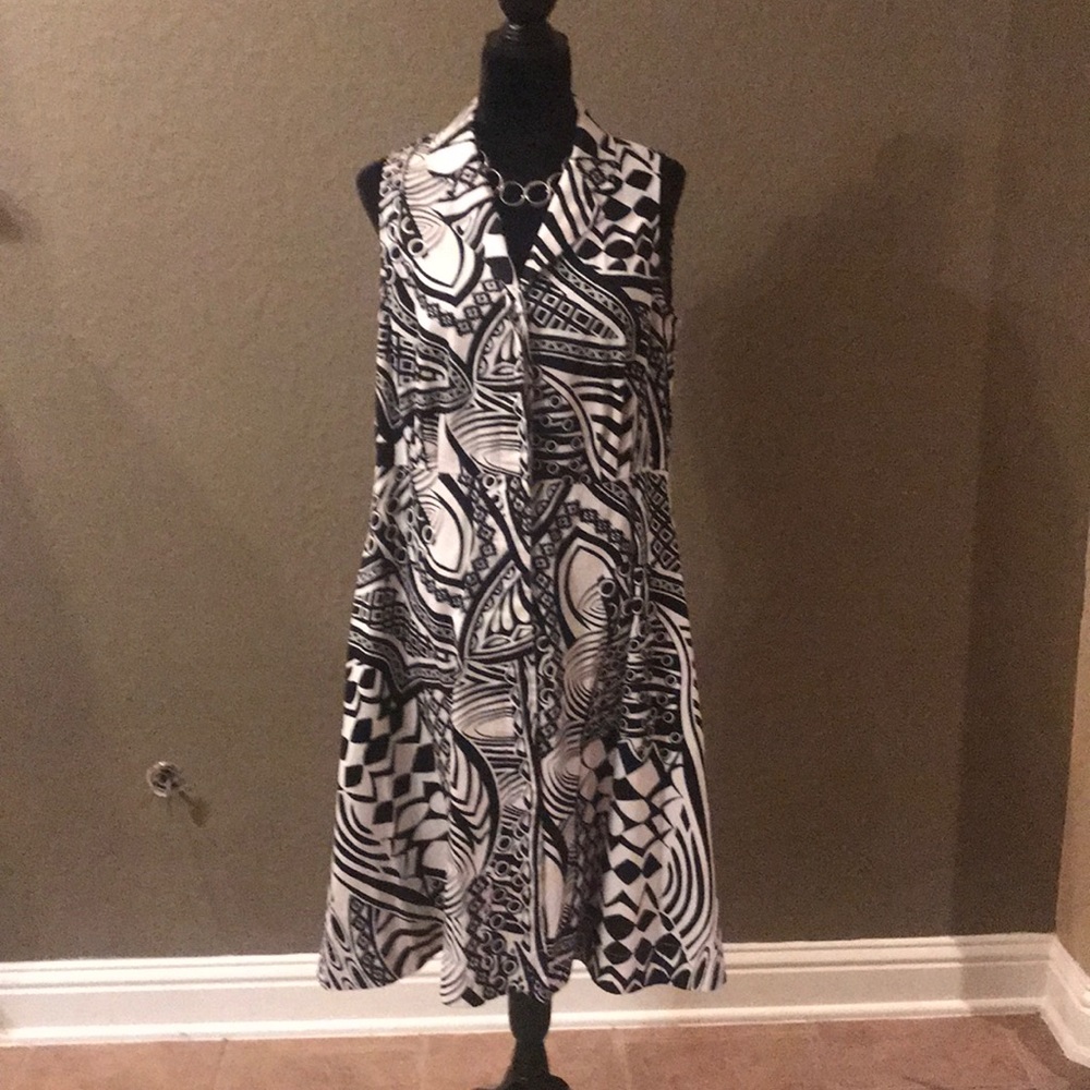 Black and White Dress